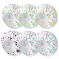 6 PCS Shower Caps for Women, Double Side Waterproof Shower Cap, Reusable Elastic Bath Caps for Shower, EVA Bathing Shower Caps, Bath Hair Caps - Candy Color